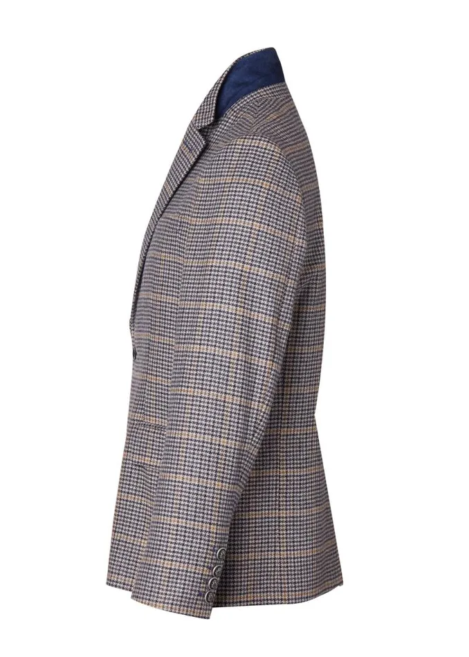Men The Single Breasted Blazer Prince Of Wales Navy Holland Cooper Blazers Men The Single Breasted Blazer Prince Of Wales Navy Holland Cooper Blazers