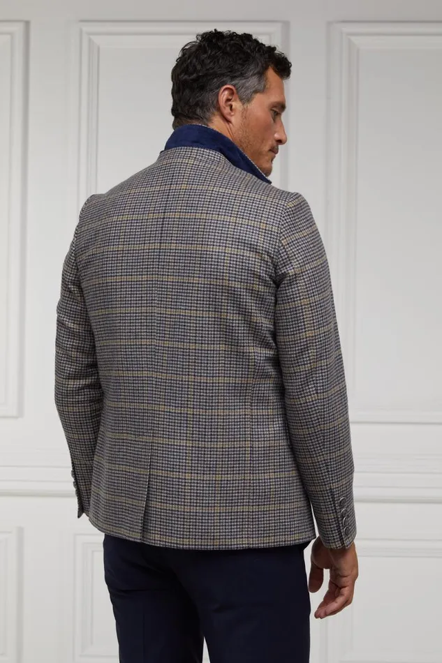 Men The Single Breasted Blazer Prince Of Wales Navy Holland Cooper Blazers Men The Single Breasted Blazer Prince Of Wales Navy Holland Cooper Blazers