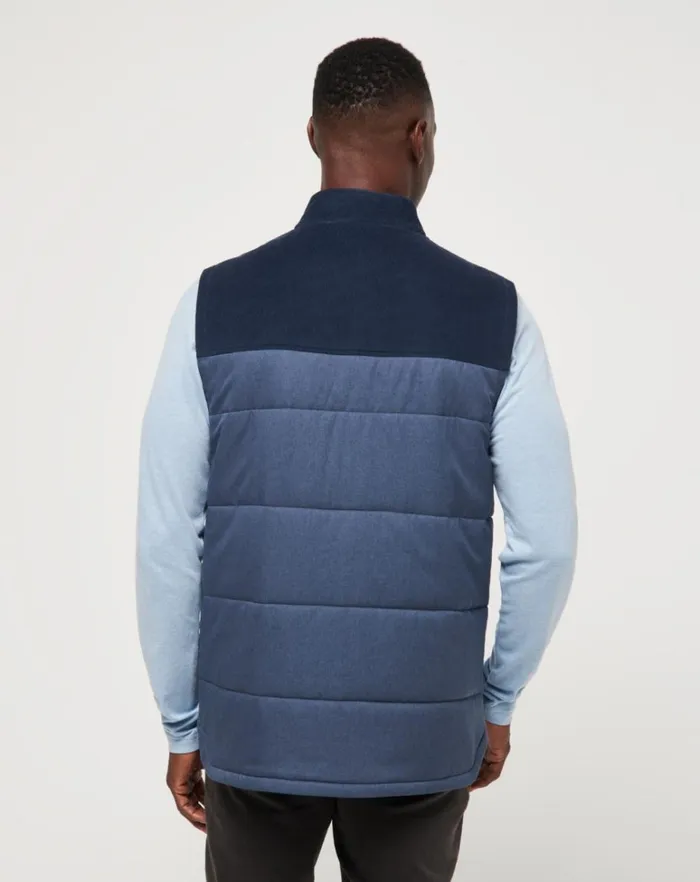 Men Vests TravisMathew BUSINESS CLASS VEST Total Eclipse
