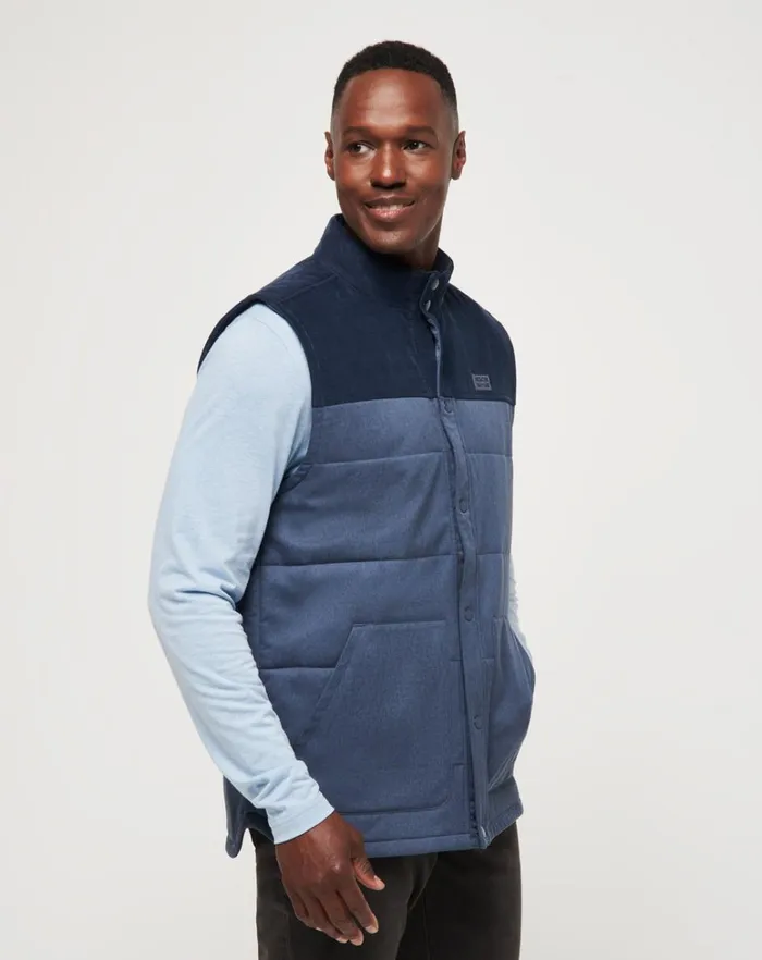 Men Vests TravisMathew BUSINESS CLASS VEST Total Eclipse