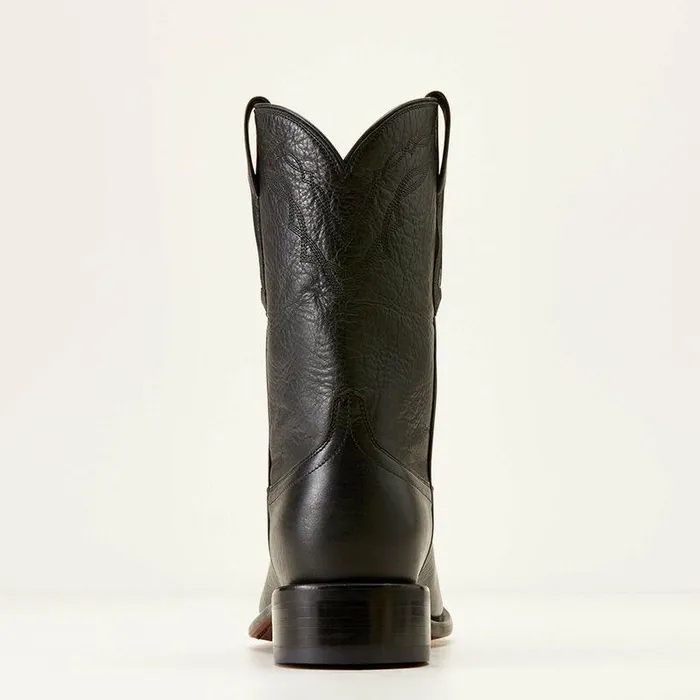 Men Western Boots Ariat Bench Made Clanton Western Boot Cool Black Bison Men Western Boots Ariat Bench Made Clanton Western Boot Cool Black Bison
