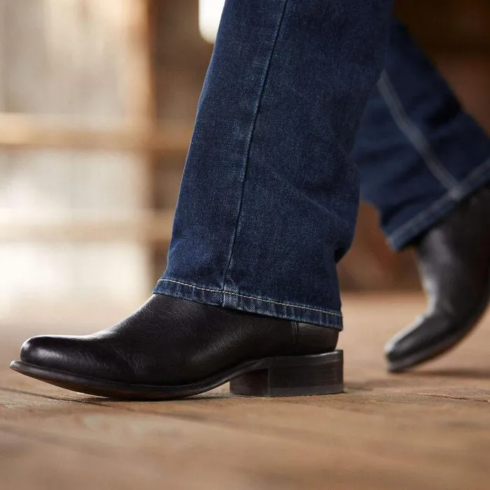 Men Western Boots Ariat Bench Made Clanton Western Boot Cool Black Bison Men Western Boots Ariat Bench Made Clanton Western Boot Cool Black Bison