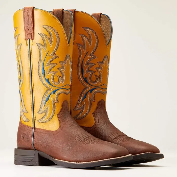 Men Western Boots Ariat Bullhead Western Boot Cowtown Brown