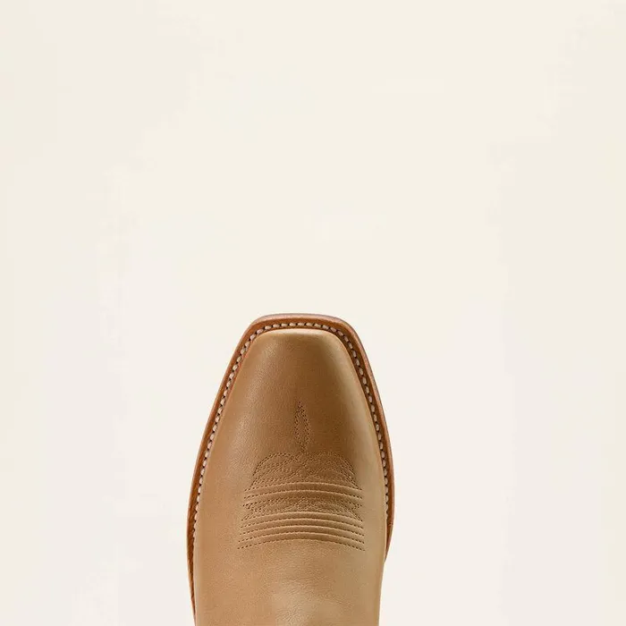 Men Western Boots Ariat Futurity Showman Cowboy Boot Flaxen Tanenduring Chocolate