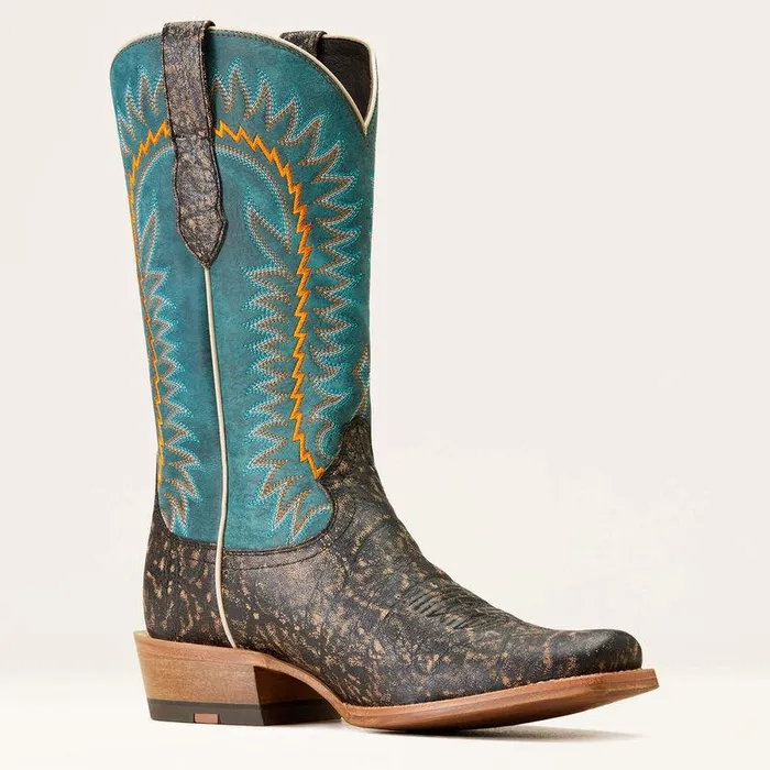 Men Western Boots Ariat Futurity Time Cowboy Boot Distressed Charcoal