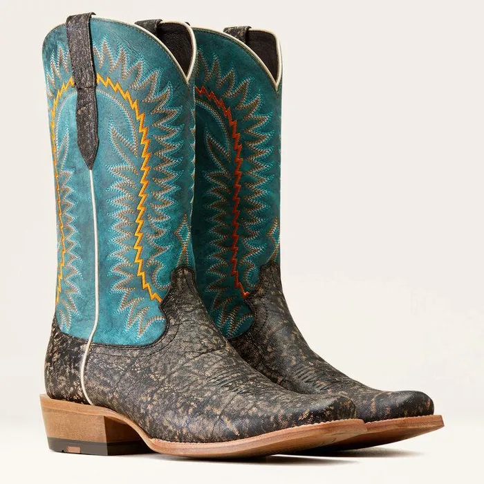 Men Western Boots Ariat Futurity Time Cowboy Boot Distressed Charcoal