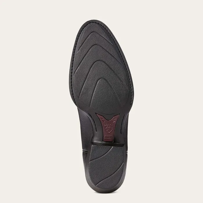 Men Western Boots Ariat Heritage R Toe Western Boot Black Deertan Men Western Boots Ariat Heritage R Toe Western Boot Black Deertan