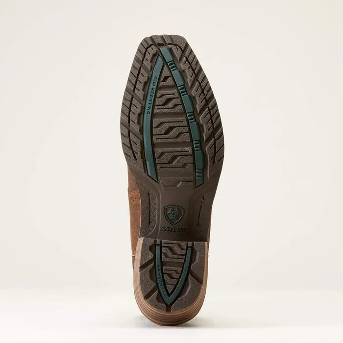 Men Western Boots Ariat Hybrid Roughstock Square Toe Cowboy Boot Fiery Brown Crunch Men Western Boots Ariat Hybrid Roughstock Square Toe Cowboy Boot Fiery Brown Crunch