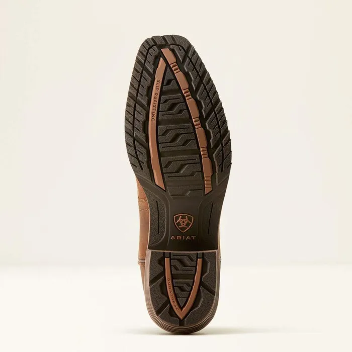Men Western Boots Ariat Hybrid Roughstock Square Toe Waterproof Cowboy Boot Status Brown Men Western Boots Ariat Hybrid Roughstock Square Toe Waterproof Cowboy Boot Status Brown