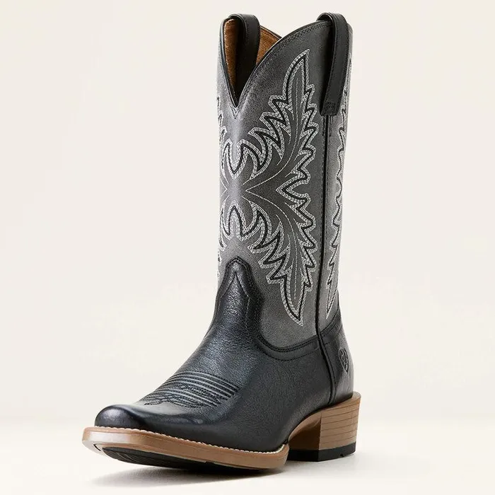 Men Western Boots Ariat Renegade Cowboy Boot Black Nighttitanium