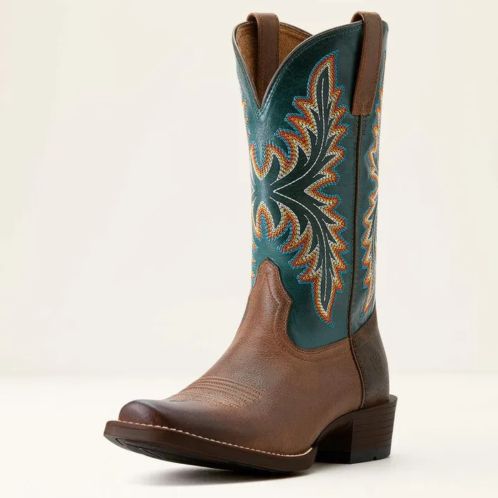 Men Western Boots Ariat Renegade Cowboy Boot Vintage Oakdeep Teal