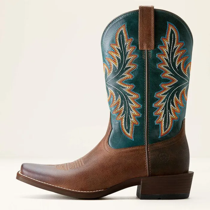 Men Western Boots Ariat Renegade Cowboy Boot Vintage Oakdeep Teal