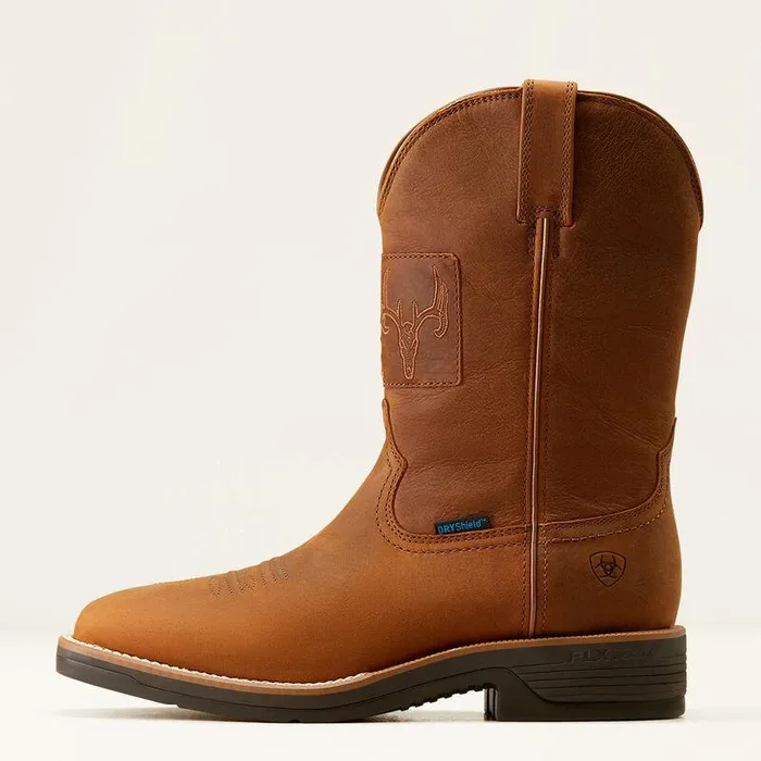 Men Western Boots Ariat Ridgeback Country Waterproof Cowboy Boot Status Brown