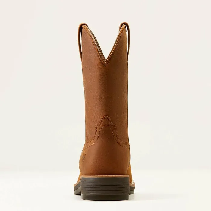 Men Western Boots Ariat Ridgeback Country Waterproof Cowboy Boot Status Brown