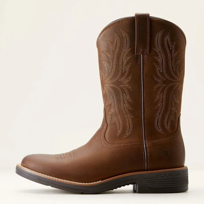 Men Western Boots Ariat Ridgeback Round Toe Cowboy Boot Distressed Tan Men Western Boots Ariat Ridgeback Round Toe Cowboy Boot Distressed Tan