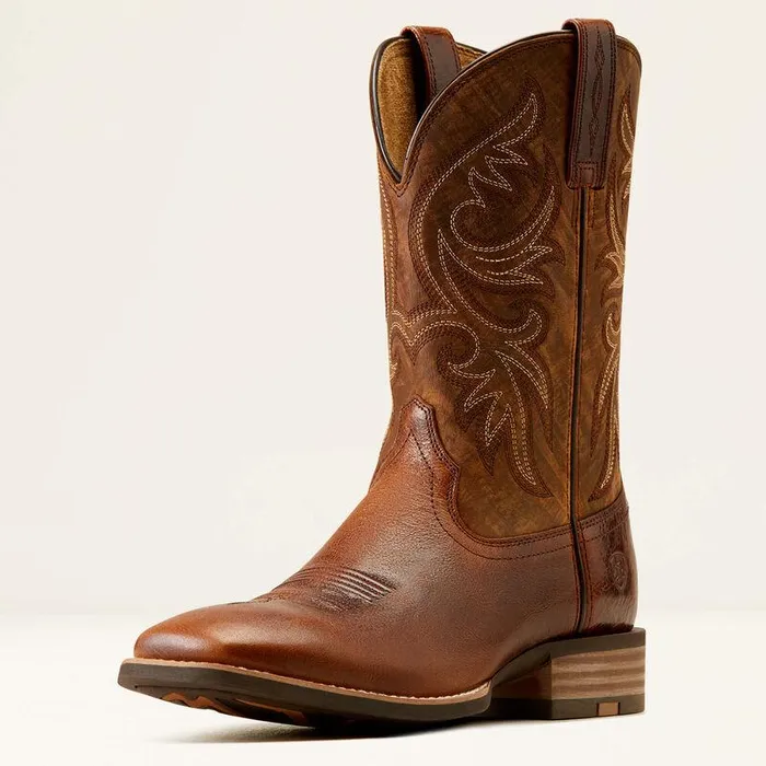 Men Western Boots Ariat Slingshot Cowboy Boot Beasty Brownrugged Tan