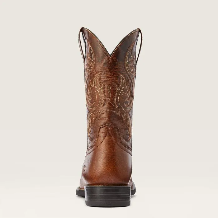 Men Western Boots Ariat Sport Boss Man Western Boot Rich Cognac