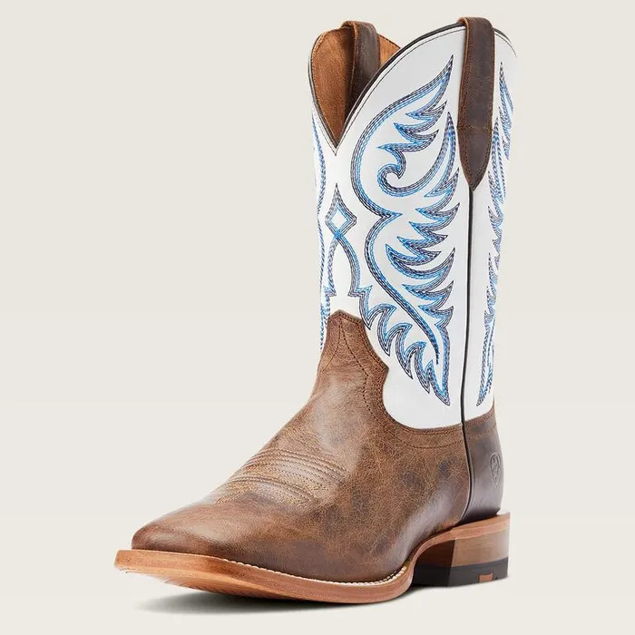 Men Western Boots Ariat Wiley Cowboy Boot Pecan Brown