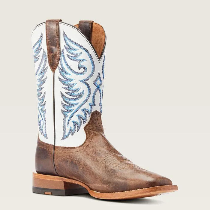 Men Western Boots Ariat Wiley Cowboy Boot Pecan Brown
