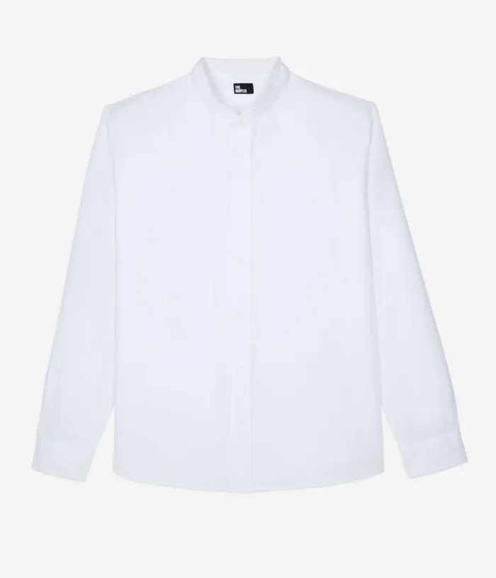 Men White Cotton And Linen Shirt THE KOOPLES Shirts