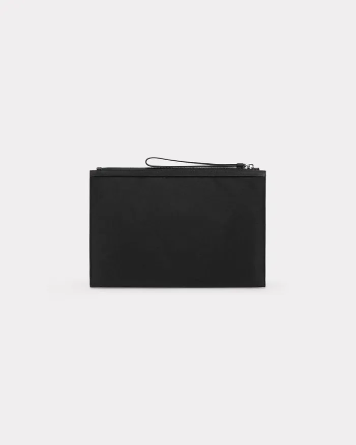 MenWomen 039KENZOGRAPHY039 Large Clutch Black Kenzo Small Leathergoods