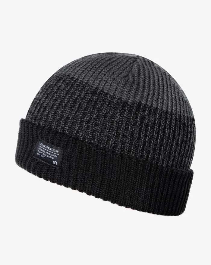 MenWomen Beanies TravisMathew PREVAILING WINDS BEANIE Black