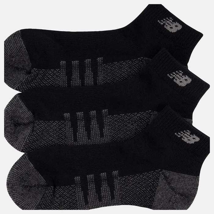 MenWomen Coolmax Low Cut Socks 2 Pack Black New Balance Socks
