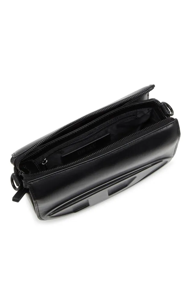 MenWomen Diesel Crossbody Bags 1DR CAMERA BAG Black