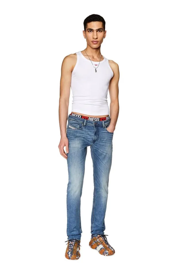 MenWomen Diesel Jeans Skinny Jeans 1979 Sleenker 0LICM Medium Blue