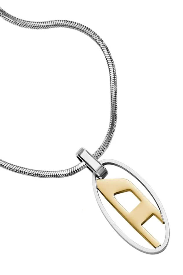 MenWomen Diesel Jewelry DX1421 Silver