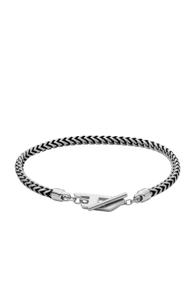 MenWomen Diesel Jewelry DX1551040 JEWEL Silverblack