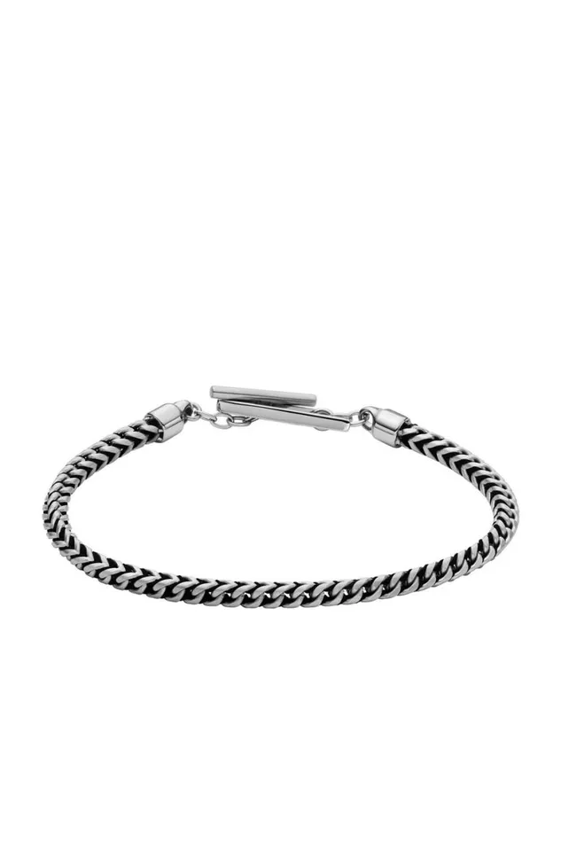 MenWomen Diesel Jewelry DX1551040 JEWEL Silverblack