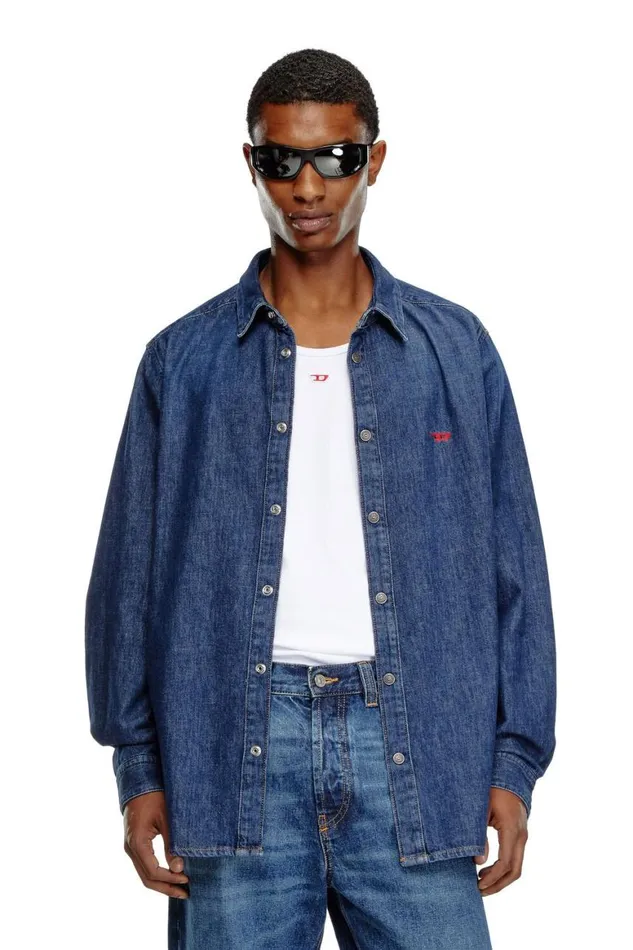 MenWomen Diesel Shirts DSIMPLY Dark Blue MenWomen Diesel Shirts DSIMPLY Dark Blue