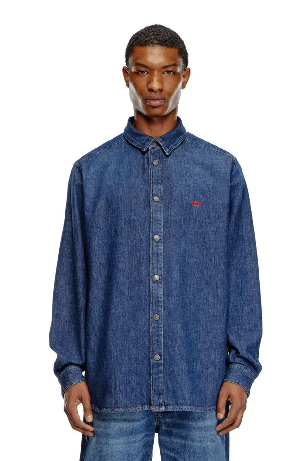 MenWomen Diesel Shirts DSIMPLY Dark Blue MenWomen Diesel Shirts DSIMPLY Dark Blue