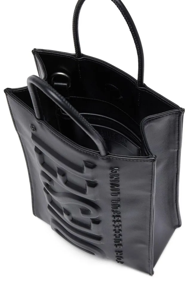 MenWomen Diesel Shopping Bags DSL 3D SHOPPER M X Black MenWomen Diesel Shopping Bags DSL 3D SHOPPER M X Black