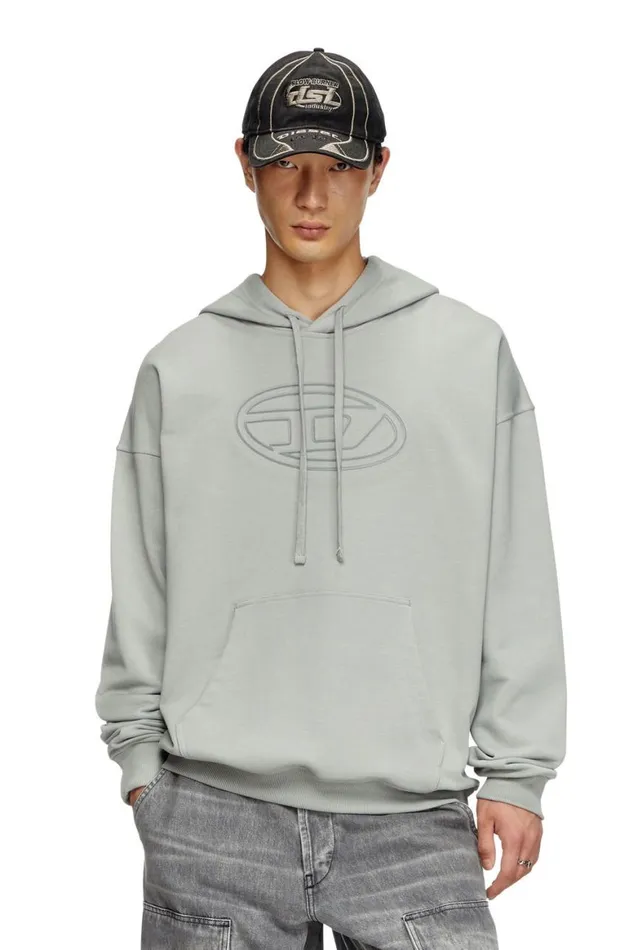MenWomen Diesel Sweatshirts and Hoodies SUMMERBIGOVAL Light Grey MenWomen Diesel Sweatshirts and Hoodies SUMMERBIGOVAL Light Grey