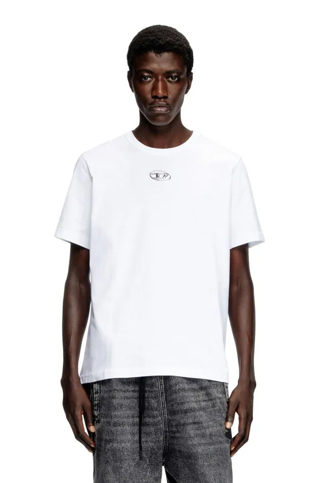 MenWomen Diesel TShirts and Polos TADJUSTOD White MenWomen Diesel TShirts and Polos TADJUSTOD White
