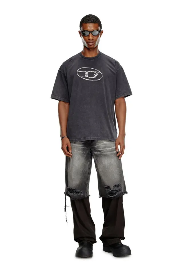 MenWomen Diesel TShirts and Polos TBOXTQ22 Black