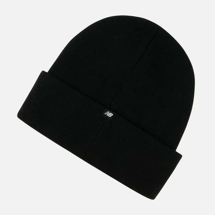 MenWomen United Half Knit Beanie Black New Balance Hats