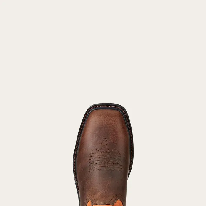 Men Work Boots Ariat Groundbreaker Wide Square Toe Steel Toe Work Boot Brown Ember Men Work Boots Ariat Groundbreaker Wide Square Toe Steel Toe Work Boot Brown Ember
