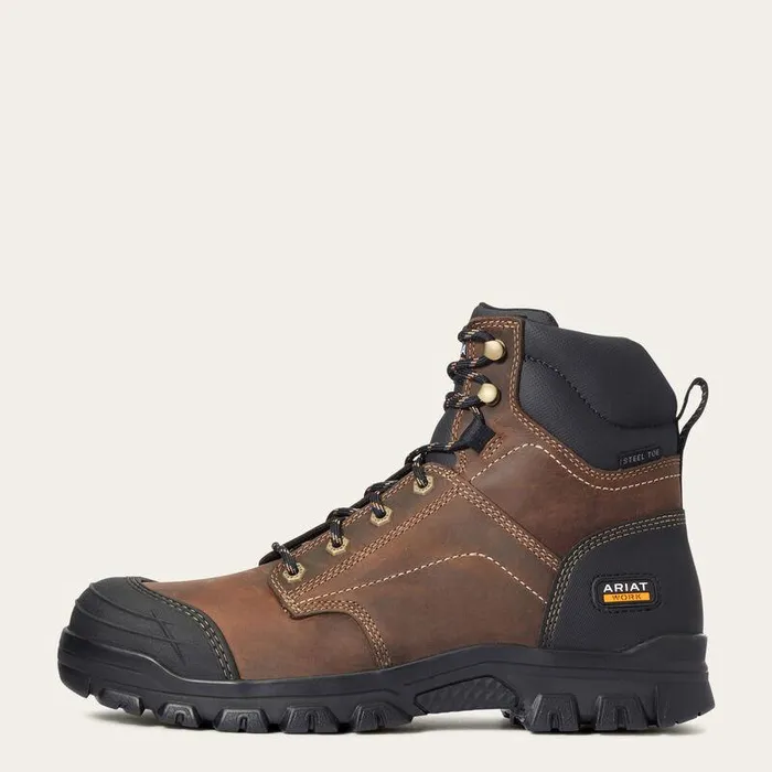 Men Work Boots Ariat Treadfast 6quot Steel Toe Work Boot Distressed Brown Men Work Boots Ariat Treadfast 6quot Steel Toe Work Boot Distressed Brown