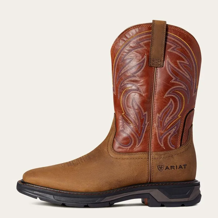 Men Work Boots Ariat WorkHog XT Cottonwood Work Boot Dark Earth