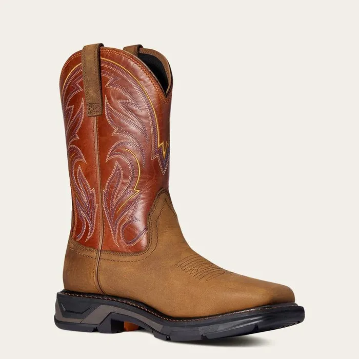 Men Work Boots Ariat WorkHog XT Cottonwood Work Boot Dark Earth