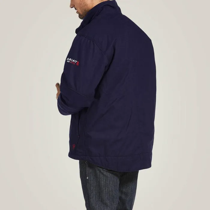 Men Workwear Ariat FR Workhorse Insulated Jacket Navy Men Workwear Ariat FR Workhorse Insulated Jacket Navy