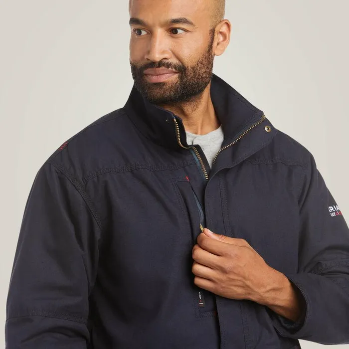 Men Workwear Ariat FR Workhorse Insulated Jacket Navy Men Workwear Ariat FR Workhorse Insulated Jacket Navy