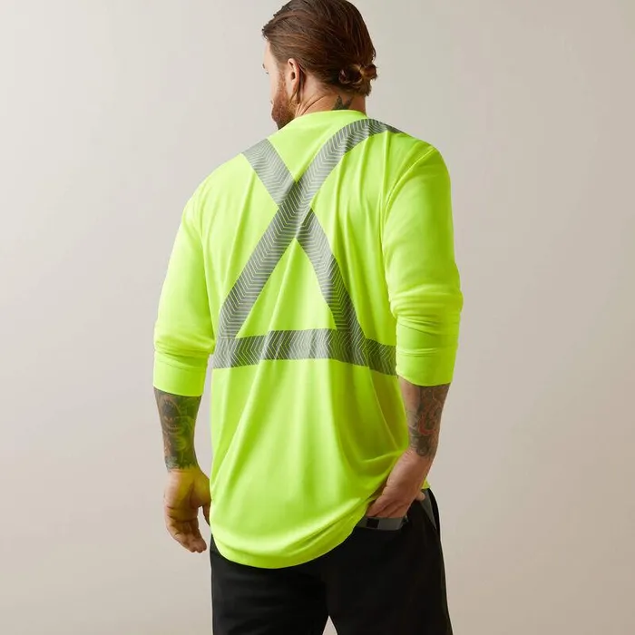 Men Workwear Ariat Rebar HiVis ANSI TShirt Hi Vis Yellow Men Workwear Ariat Rebar HiVis ANSI TShirt Hi Vis Yellow