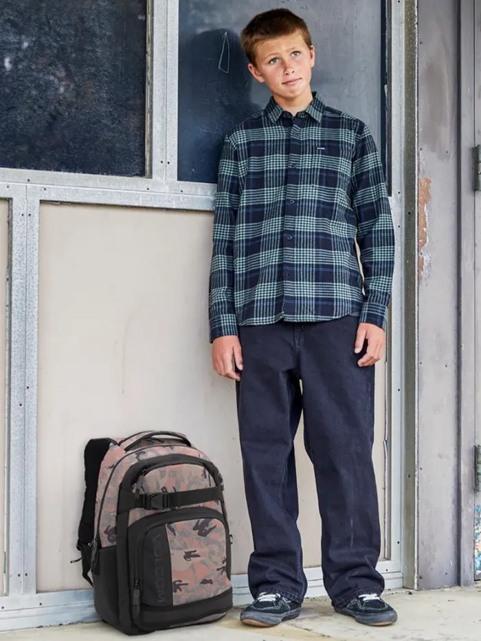 Mens Bags and Backpacks Volcom Everstone Skate Backpack 8211 Camouflage
