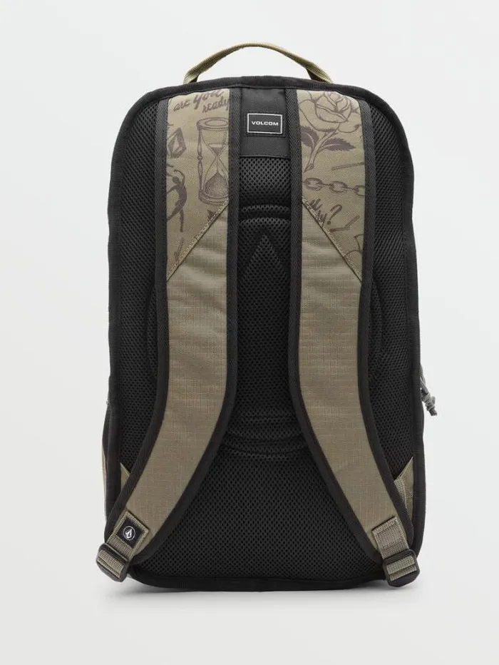 Mens Bags and Backpacks Volcom Hardbound Backpack 8211 Olive