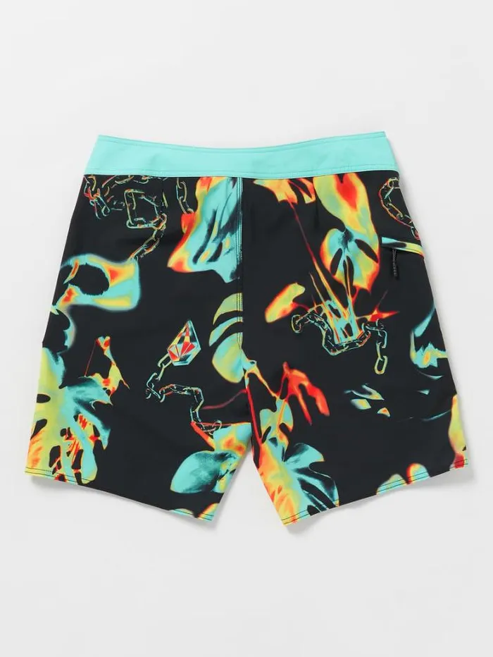 Mens Boardshorts and Trunks Volcom Paradise Bound ModTech Boardshorts 8211 Black