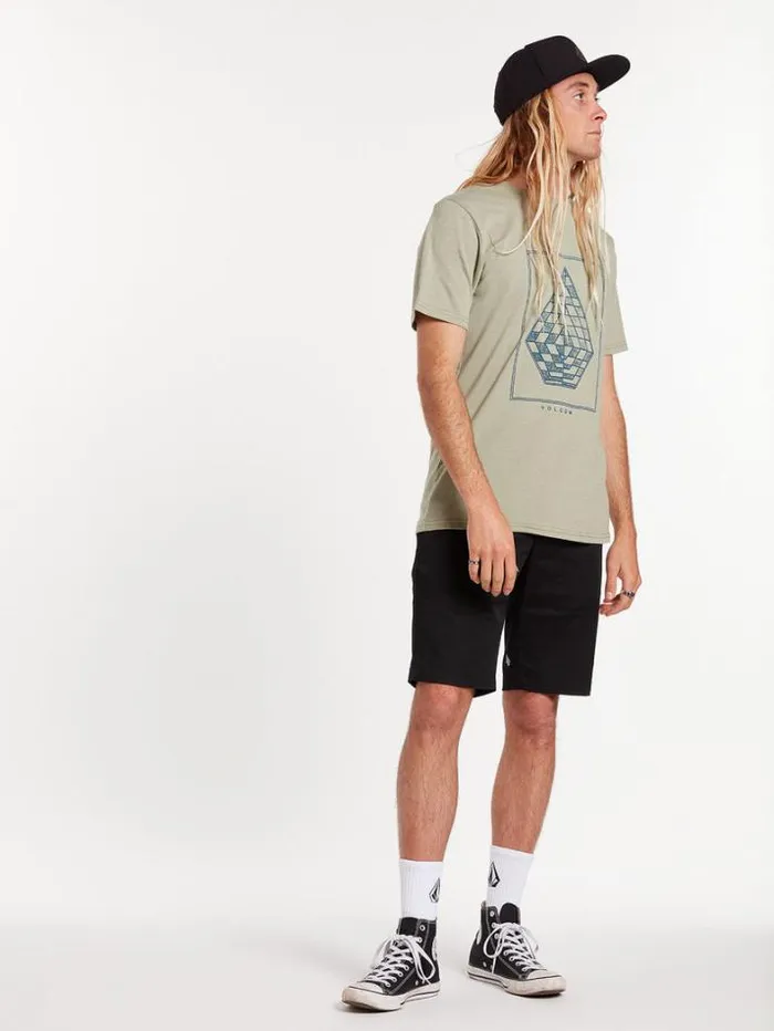 Mens Golf Volcom Frickin Modern Stretch Shorts 8211 Black